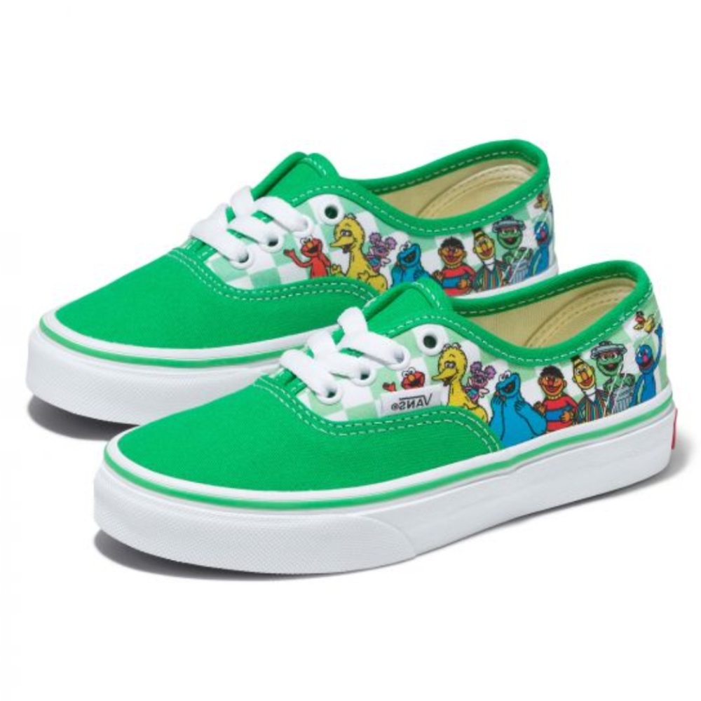 Sesame St Vans Lace Up Kids size 1y